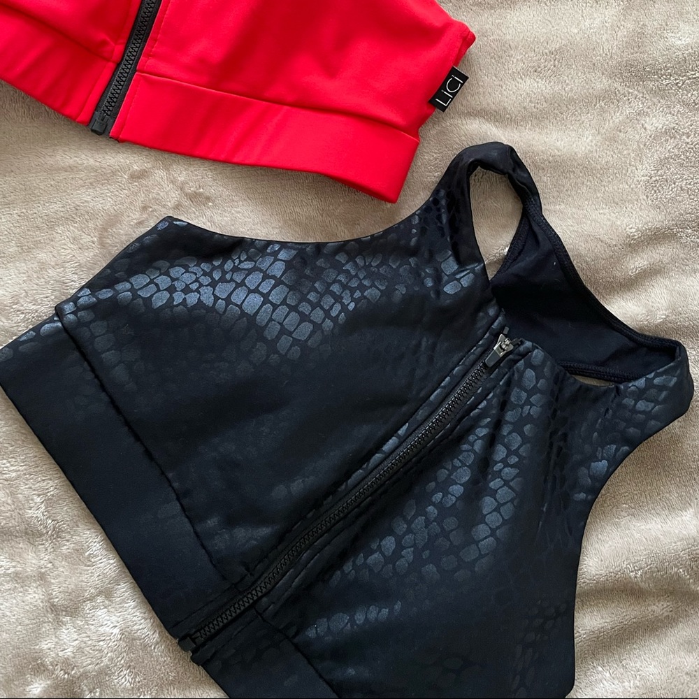 Luxe Racer Zip Up Bra / S